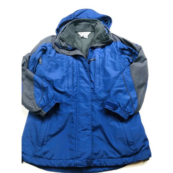 Columbia Sportswear Jacket Parka Women's Small Blue w/Zip Out Liner and Hood - Picture 1 of 8